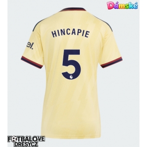Arsenal Piero Hincapie #5 Dámské Alternativní Dres 2026-27 Krátký Rukáv Arsenal Piero Hincapie #5 Dámské Alternativní Dres 2026-27 Krátký Rukáv